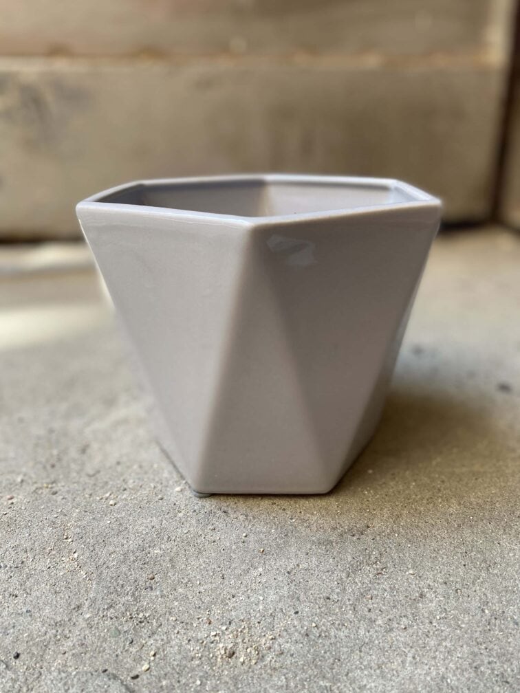 Zdjęcie Osłonka Diamond Grey 14x14 cm w kategorii doniczki, ujęcie 3