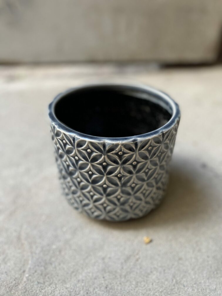 Zdjęcie Osłonka Szarotka 13x14 cm w kategorii doniczki, ujęcie 1