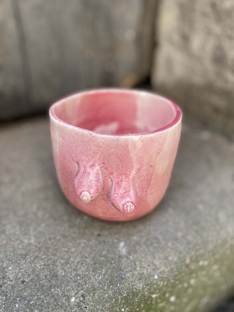 Zdjęcie Osłonka Boginki Pink Bowl 9x9 cm w kategorii doniczki, ujęcie 1
