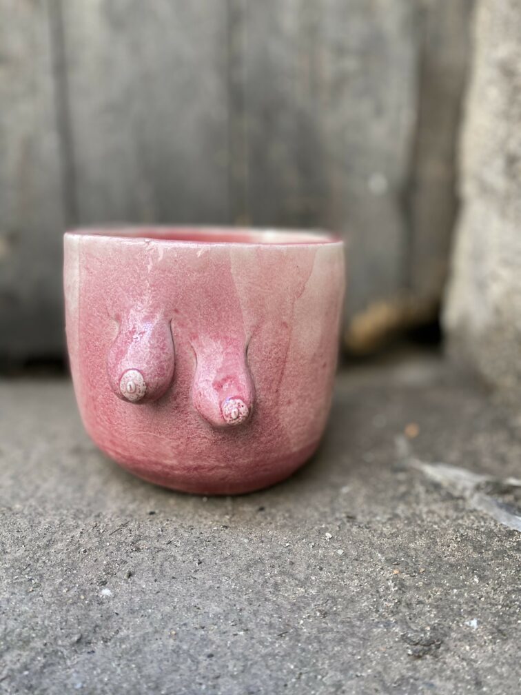 Zdjęcie Osłonka Boginki Pink Bowl 9x9 cm w kategorii doniczki, ujęcie 2