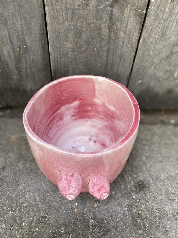 Zdjęcie Osłonka Boginki Pink Bowl 9x9 cm w kategorii doniczki, ujęcie 3