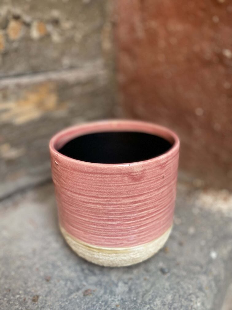 Zdjęcie doniczki lub oslonki: Osłonka Pink Spin 12x13 cm, ujęcie 1