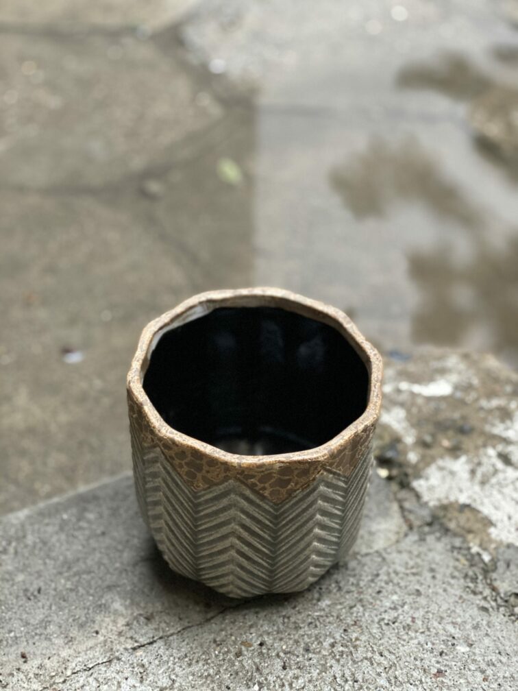 Zdjęcie doniczki lub oslonki: Osłonka Cedr 12x12 cm, ujęcie 3