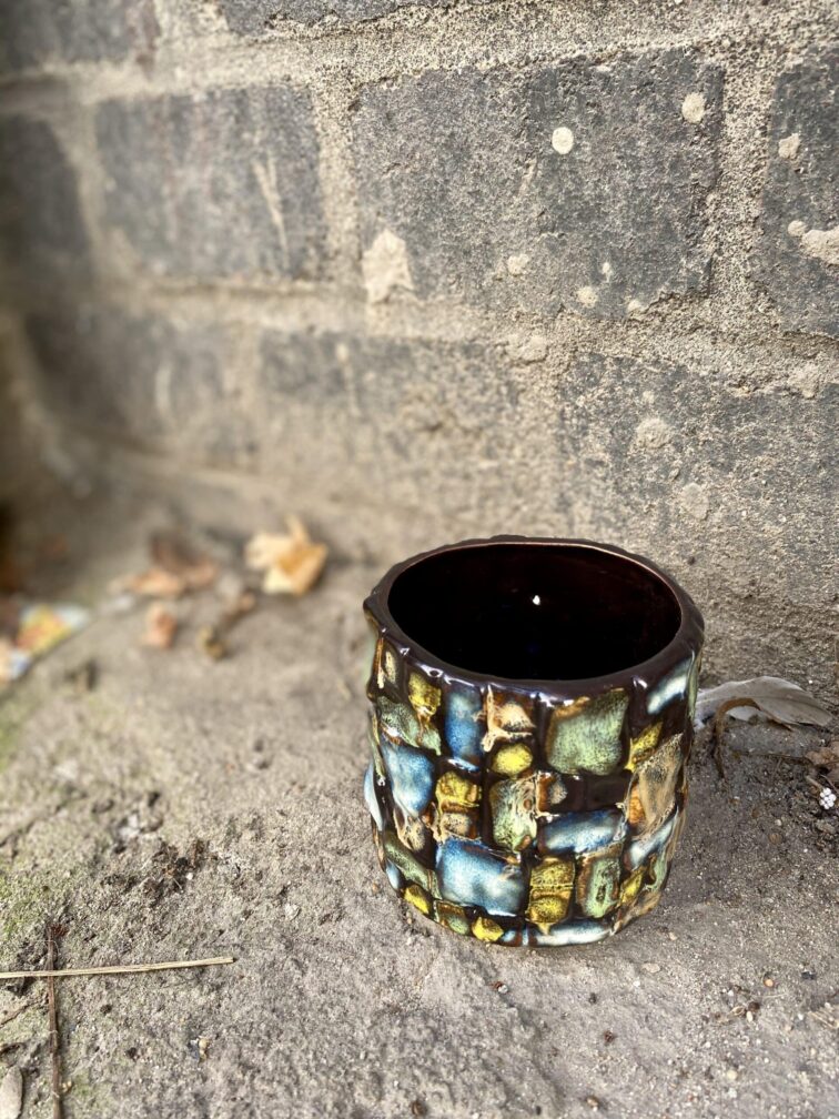 Zdjęcie doniczki lub oslonki: Osłonka Witraż 7x8 cm, ujęcie 3