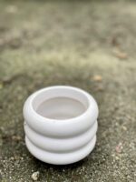 Zdjęcie doniczki lub oslonki: Oslonka-ponton-white-mini 6x7&nbsp;cm, ujęcie 3