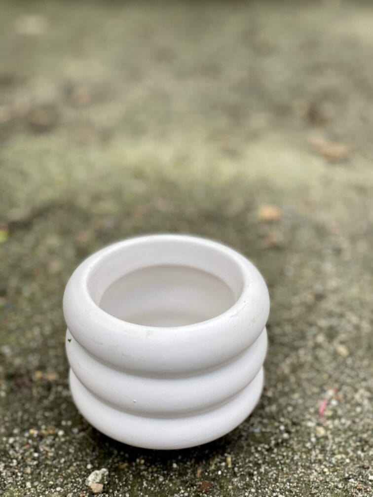 Zdjęcie doniczki lub oslonki: Oslonka-ponton-white-mini 6x7&nbsp;cm, ujęcie 3