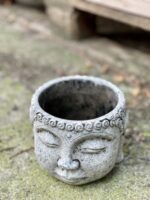 Zdjęcie doniczki lub oslonki: Osłonka Buddha Grey 11x12&nbsp;cm, ujęcie 3