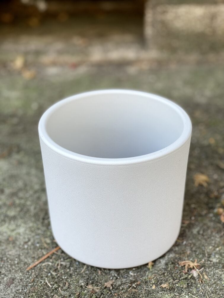 Zdjęcie doniczki lub oslonki: Osłonka Pastel White 11x12 cm, ujęcie 1