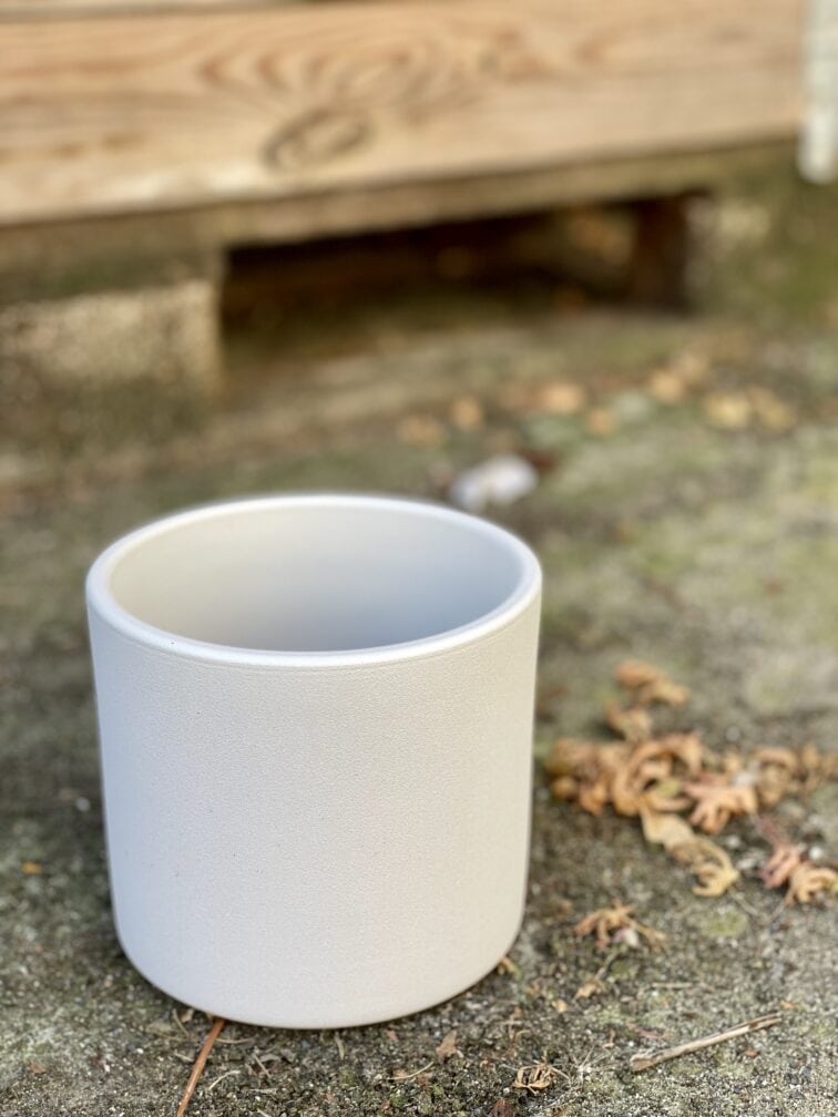 Zdjęcie doniczki lub oslonki: Osłonka Pastel White 11x12 cm, ujęcie 3