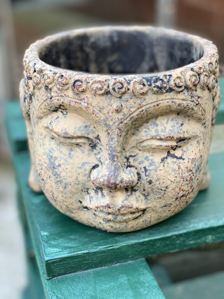 Zdjęcie doniczki lub oslonki: Osłonka Buddha 11x11 cm, ujęcie 1