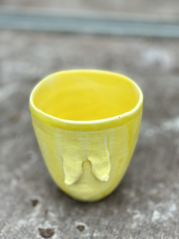 Zdjęcie doniczki lub oslonki: Osłonka Boginka Yellow 8x10 cm, ujęcie 1