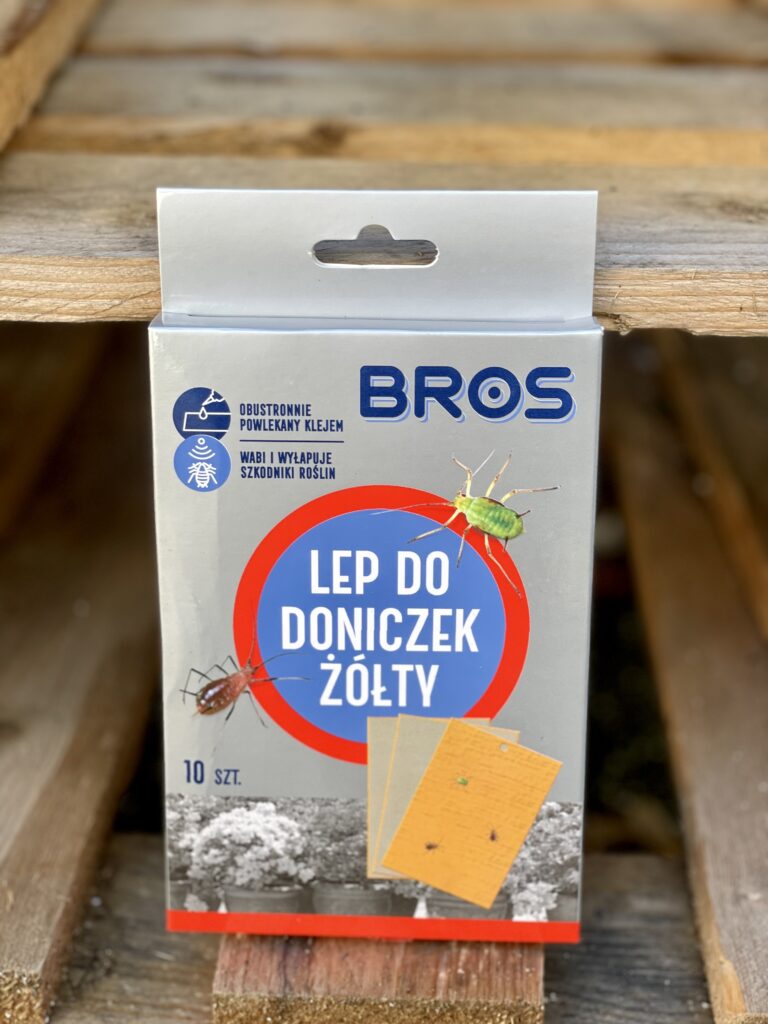 Lep do doniczek żółty Bros 10 szt.