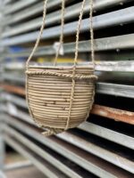 Zdjęcie doniczki lub oslonki: Osłonka Bamboo Basket Hanging 13x13 cm, ujęcie 3