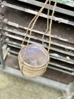 Zdjęcie doniczki lub oslonki: Osłonka Bamboo Basket Hanging 13x13 cm, ujęcie 4