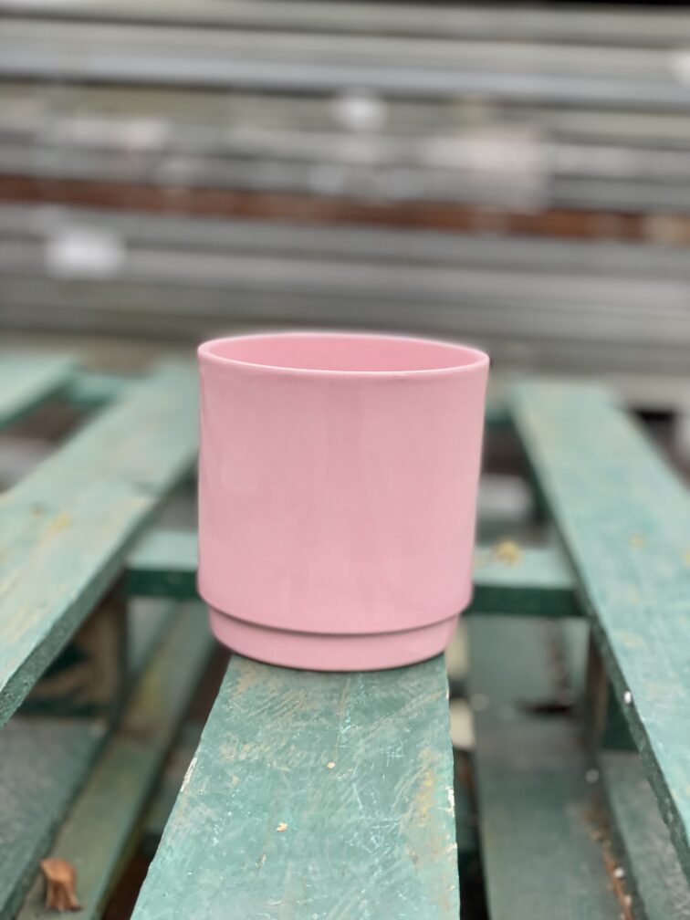 Zdjęcie doniczki lub oslonki: Osłonka Pink Gloss 12x13 cm, ujęcie 1