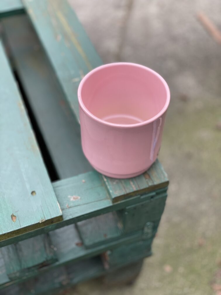 Zdjęcie doniczki lub oslonki: Osłonka Pink Gloss 12x13 cm, ujęcie 3