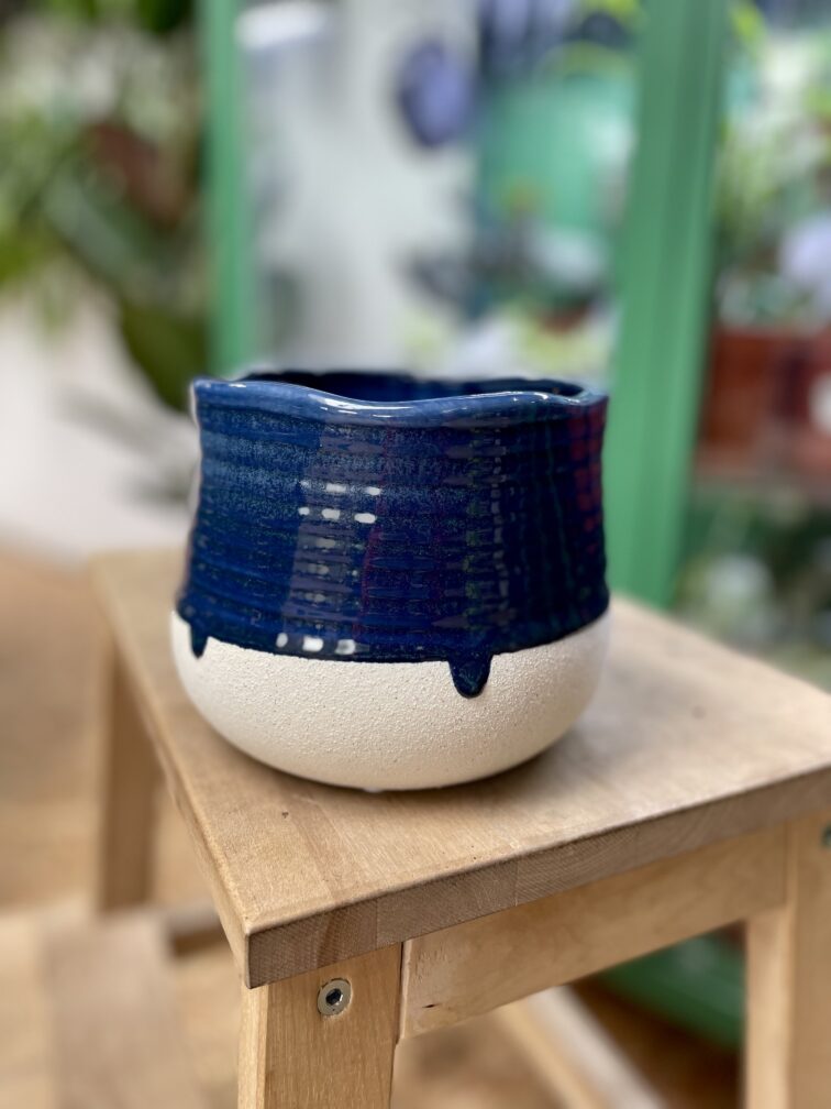 Zdjęcie doniczki lub oslonki: Osłonka Blue Lagoon 12 × 12 cm, ujęcie 1