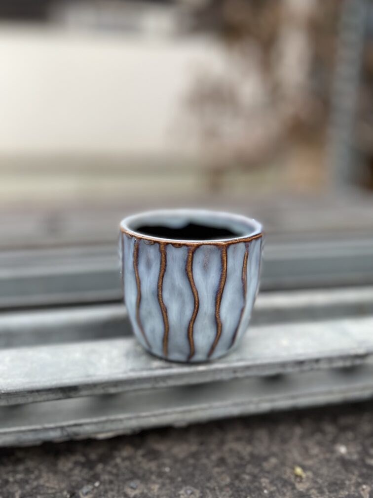 Zdjęcie doniczki lub oslonki: Osłonka Konik morski blue 6 × 6 cm, ujęcie 1