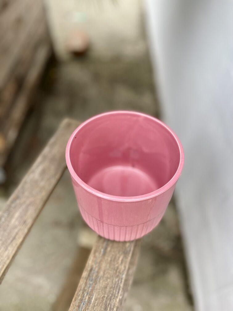 Zdjęcie doniczki lub oslonki: Osłonka Pink Sleeve 12 × 12 cm, ujęcie 3