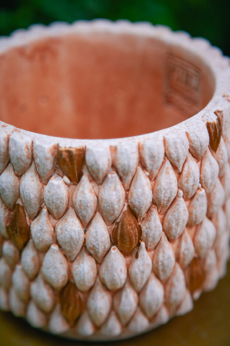 Zdjęcie doniczki lub oslonki: Osłonka Wool 12 × 13 cm, ujęcie 2